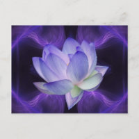 Loto púrpura y geometría sagrada