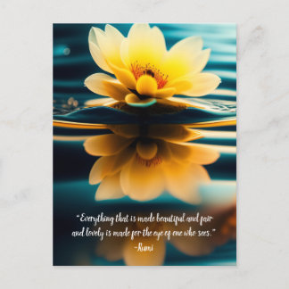 Postal Lotus Everything Beaumy Quote