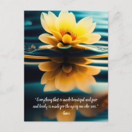 Postal Lotus Everything Beaumy Quote