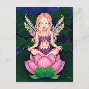 Postal "Lotus Fairy"