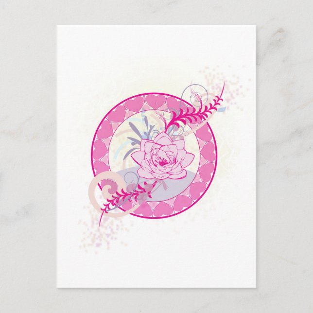 Postal Lotus Heart (Anverso)