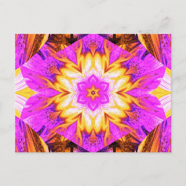 POSTAL LOTUS PINTADO 1 (Anverso)