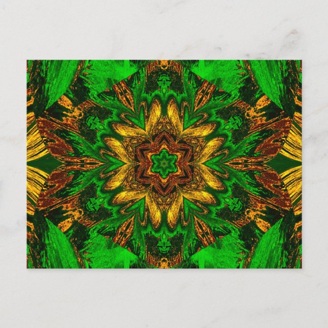 POSTAL LOTUS PINTADO 28 (Anverso)