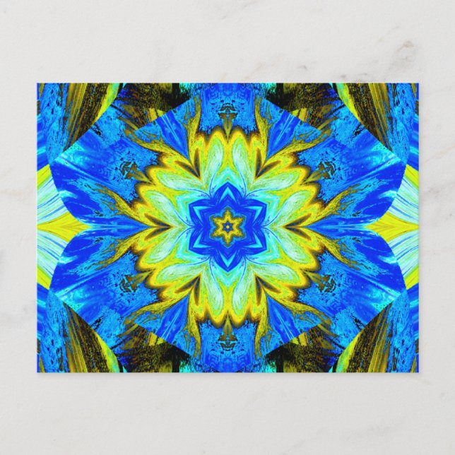 POSTAL LOTUS PINTADO 3 (Anverso)