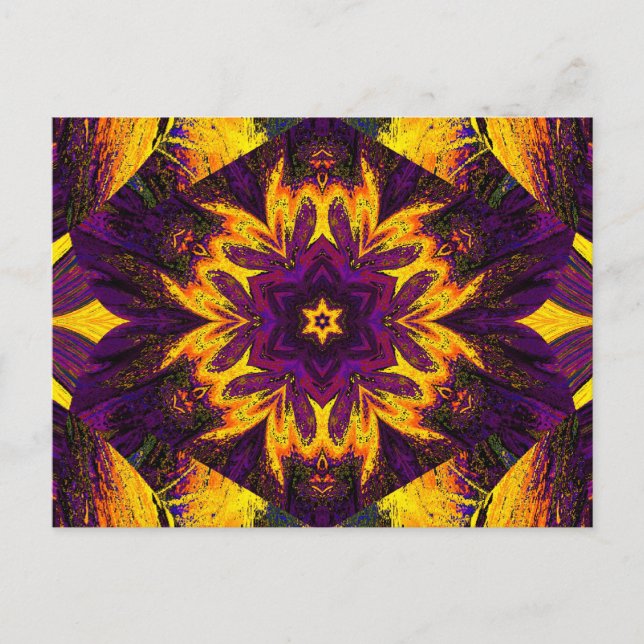 POSTAL LOTUS PINTADO 7 (Anverso)