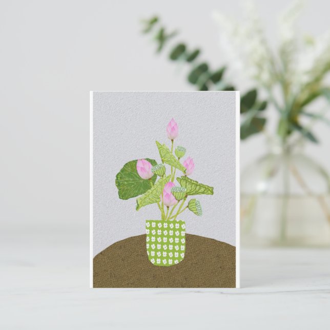 Postal Lotus Postcard (Anverso de pie)