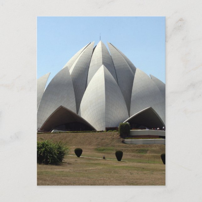 Postal lotus temple delhi (Anverso)