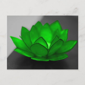 Postal Lotus verde