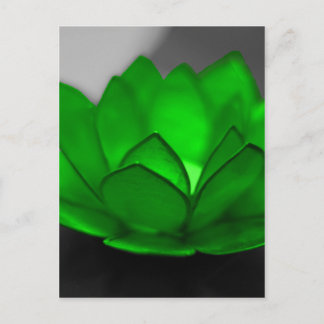 Postal Lotus verde
