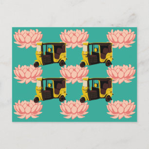 Postal Lotus y Rickshaws