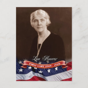 Postal Lou Hoover, Primera Dama de los Estados Unidos