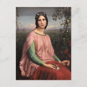 Postal Louis Janmot- Flor de los campos