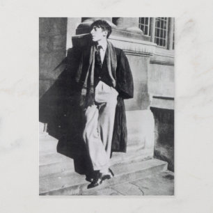 Postal Louis MacNeice durante su tiempo en Oxford