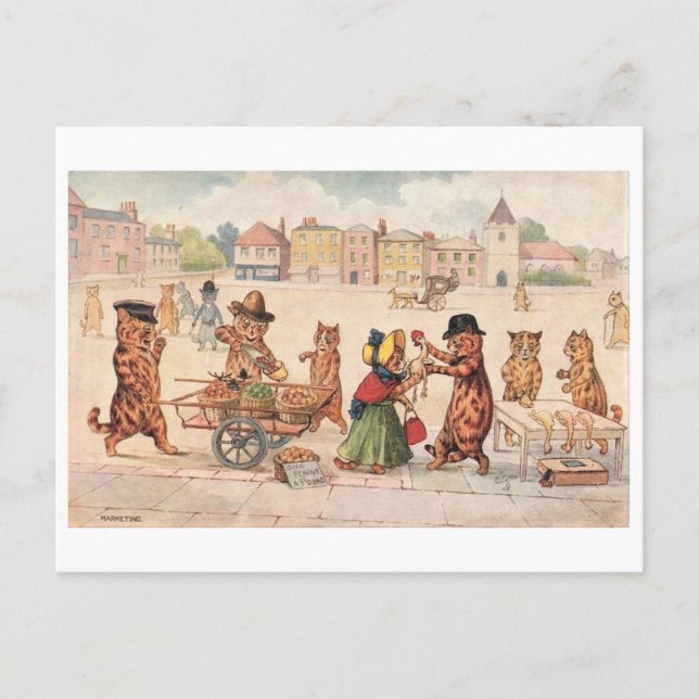 Postal Louis Wain (Anverso)