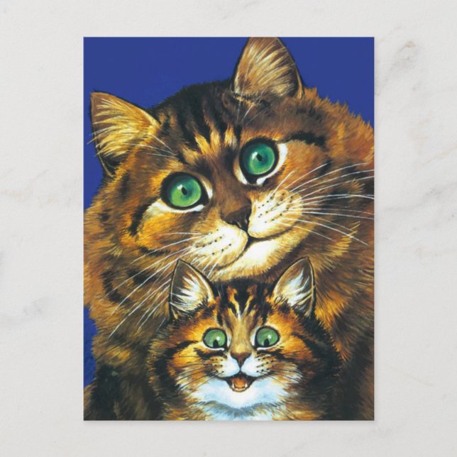 POSTAL LOUIS WAIN MOTHER CAT Y CHILE POSTCARD (Anverso)