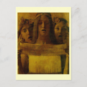 Postal Louis Welden Hawkins, Chicas cantando música a.189