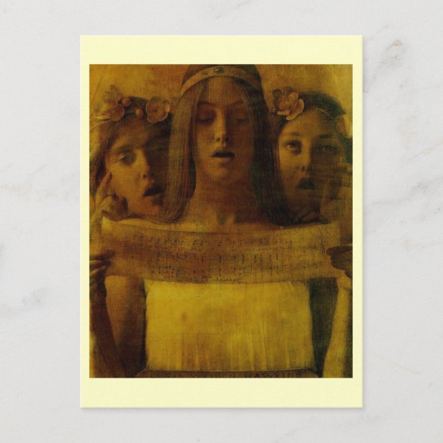 Postal Louis Welden Hawkins, Chicas cantando música a.189 (Anverso)