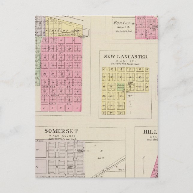 Postal Louisburg, Somerset, Fontana, Kansas (Anverso)