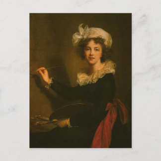 Postal Louise Elisabeth Vigee Le Brun- Autorretrato