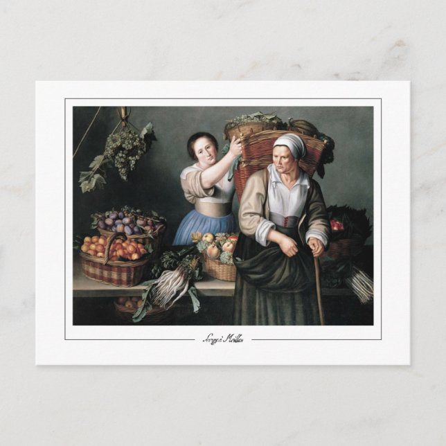 Postal Louise Moillon #6 - Postcard Bella Artes (Anverso)