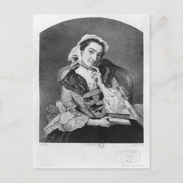 Postal Louise Tardieu d'Esclavelles (Anverso)