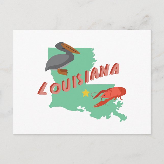 Postal Louisiana (Anverso)
