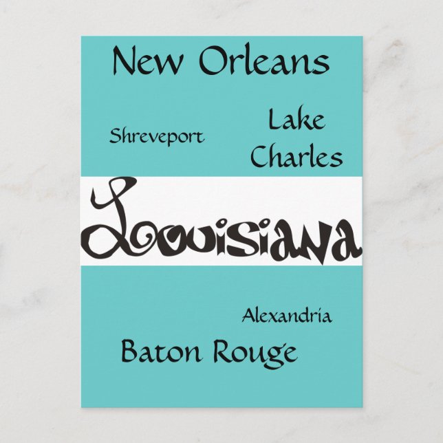 Postal Louisiana (Anverso)