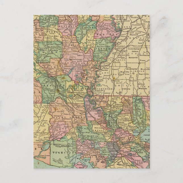 Postal Louisiana 10 (Anverso)