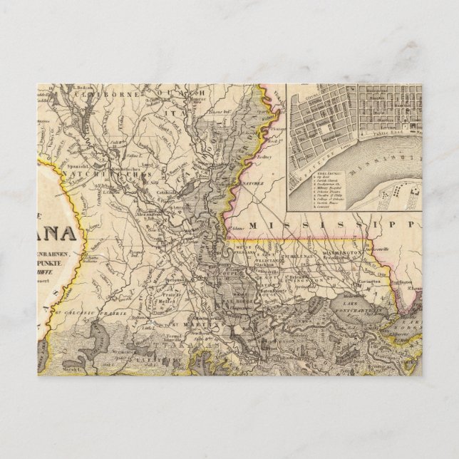 Postal Louisiana 5 (Anverso)