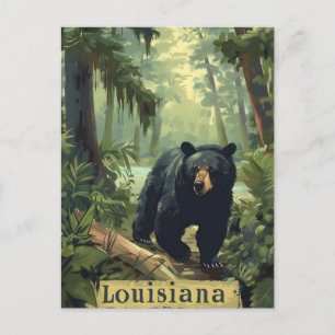 Postal Louisiana Black Bear