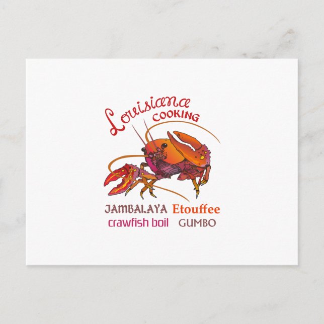 POSTAL LOUISIANA COOKING (Anverso)