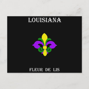 Postal Louisiana Fleur de lis (Mardi Gras).jpg