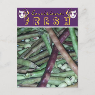 Postal Louisiana Fresh Purple Hull Peas Travel