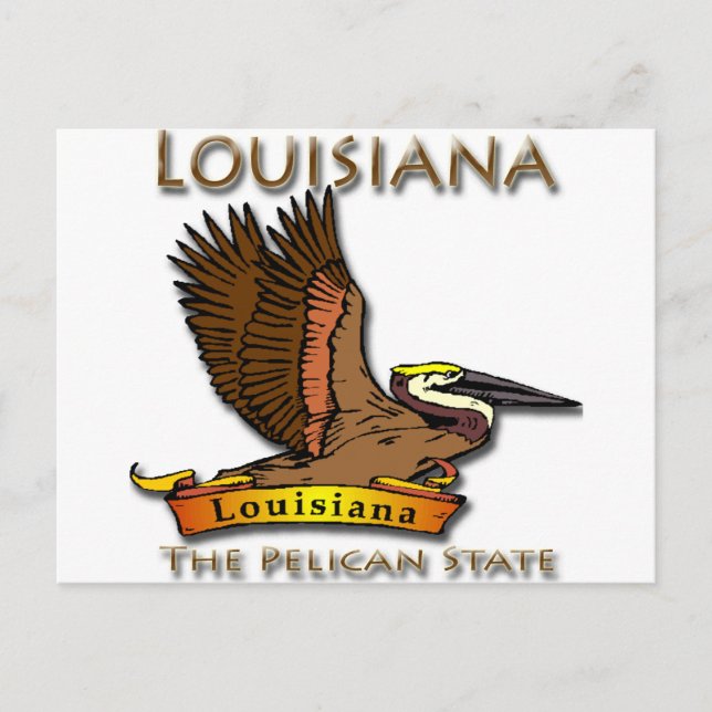 Postal Louisiana Pelican State Pelican (Anverso)