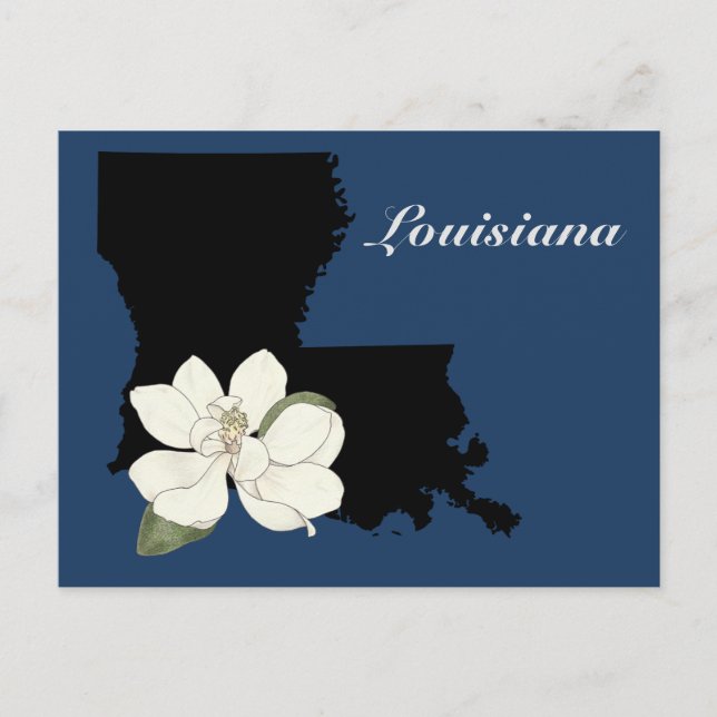Postal Louisiana Silhouette (Anverso)