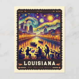 Postal Louisiana | Vincent Van Gogh Inspired