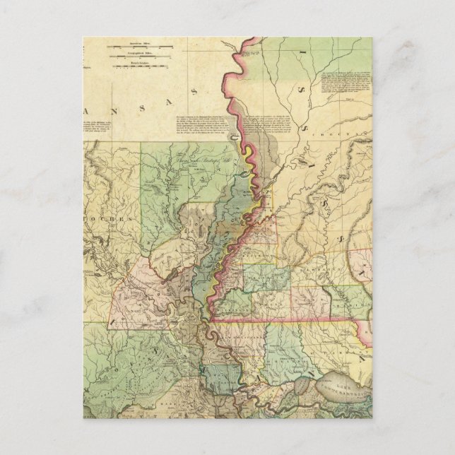 Postal Louisiana y Misisipi (Anverso)