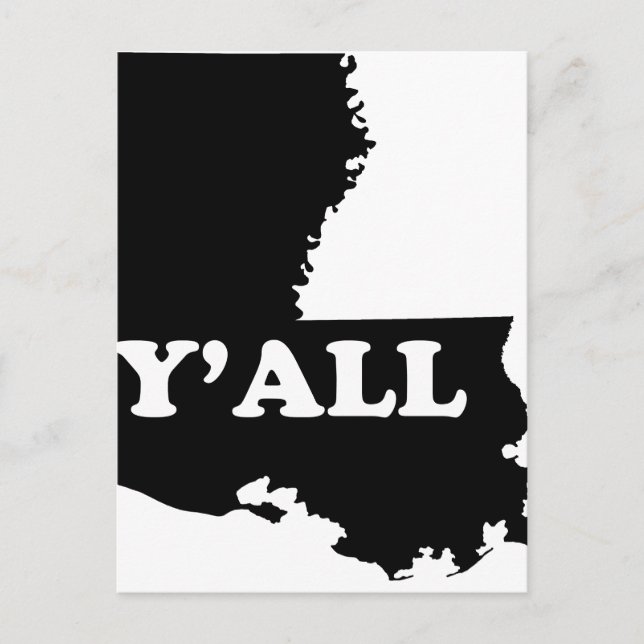 Postal Louisiana Yall (Anverso)