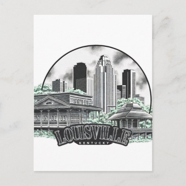 Postal Louisville City Kentucky USA (Anverso)