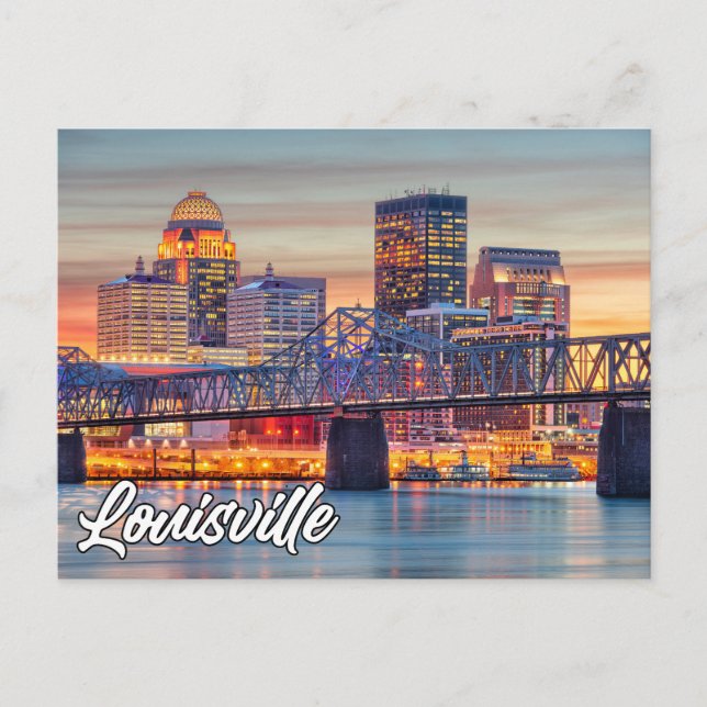Postal Louisville, Kentucky, EE. UU. (Anverso)