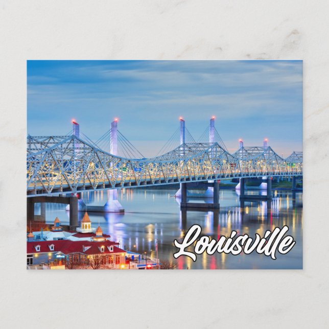 Postal Louisville, Kentucky, Estados Unidos (Anverso)