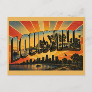 Postal Louisville Kentucky Ohio River Parques Bosques Art