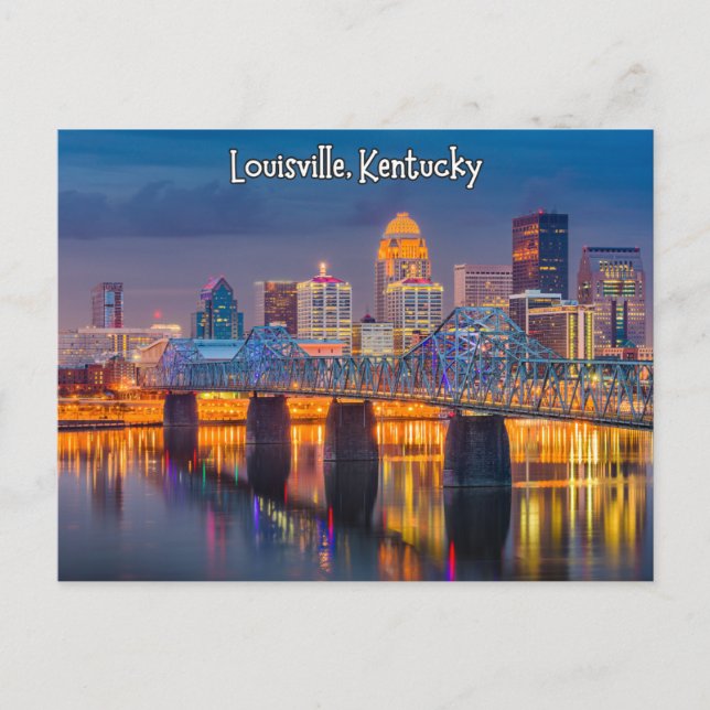 Postal Louisville Kentucky Postcard Souvenir (Anverso)