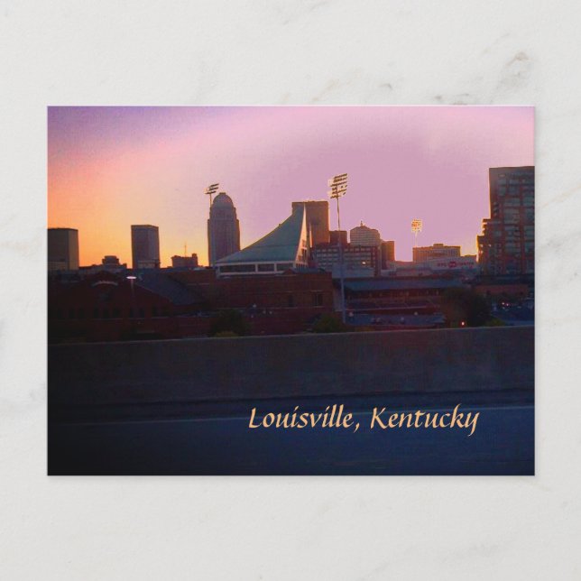 POSTAL LOUISVILLE, KENTUCKY SKYLINE (Anverso)