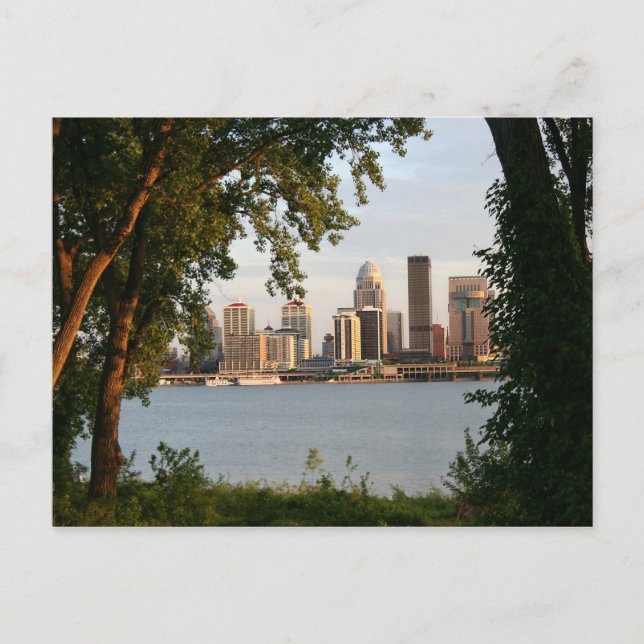 Postal Louisville Ky enmarcado (Anverso)