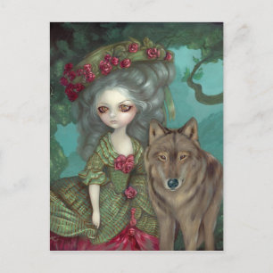 Postal "Loup-Garou: La Foret"