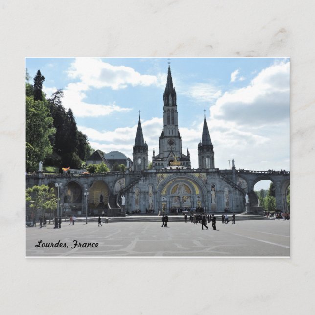 Postal Lourdes (Anverso)