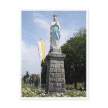 Lourdes - Francia - estatua de Santa María-Sainte