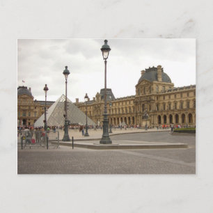 Postal Louvre. París, Francia