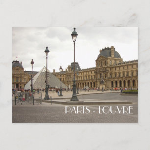 Postal Louvre. París, Francia